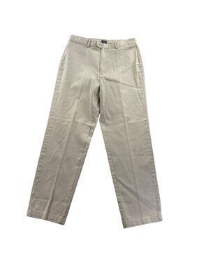 Dockers Womens Pants Size 12 Short Beige Straight-Leg Stretch Khaki Chino